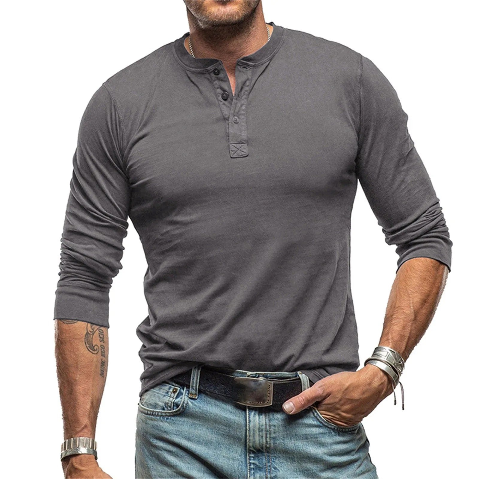 Darell™ Vintage Long Sleeve Shirt