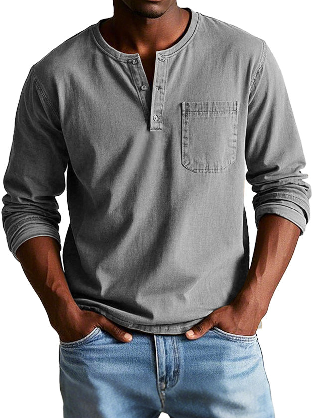 Thomas™ Vintage Long Sleeve Shirt