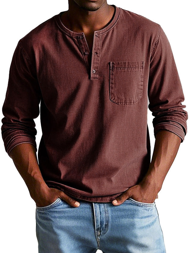 Thomas™ Vintage Long Sleeve Shirt