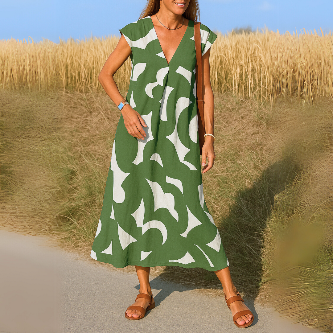 Amina™ Dress – Summer Freedom Graphic Print