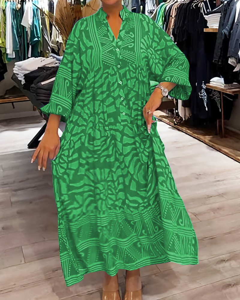 LENARA - Maxi dress with prints