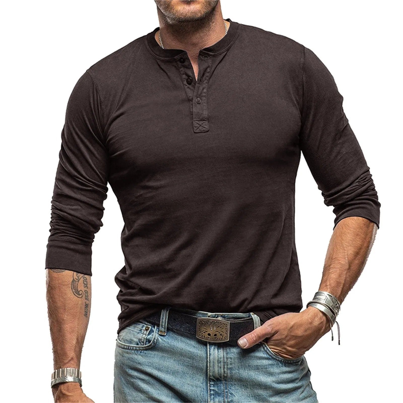 Darell™ Vintage Long Sleeve Shirt