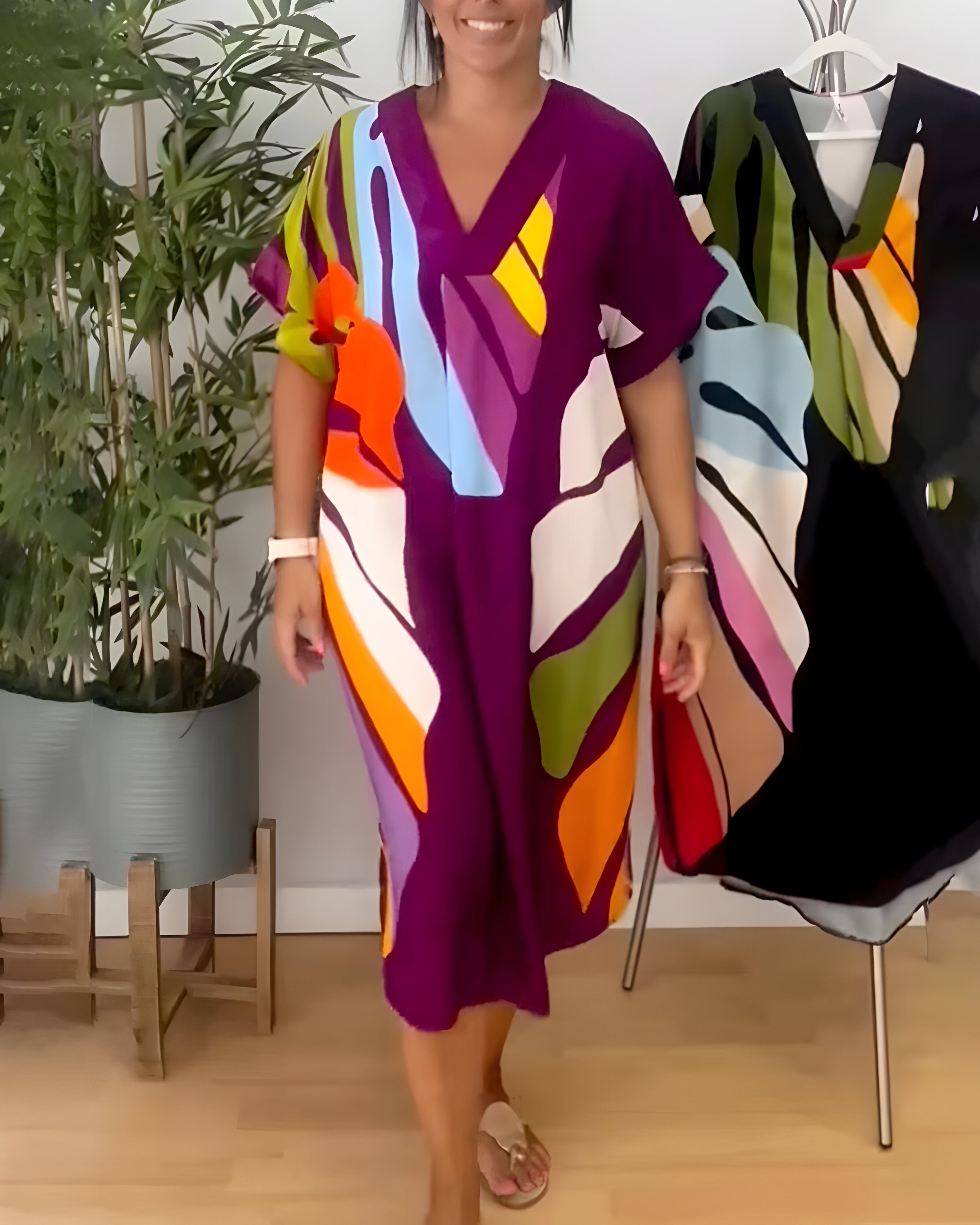 Rosaline™ - Vibrant Casual Dress
