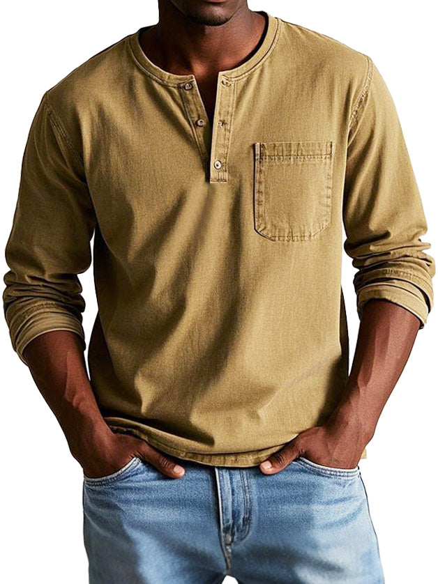 Thomas™ Vintage Long Sleeve Shirt