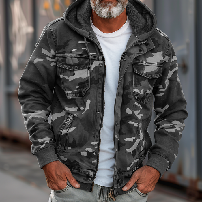 Sam | Military Pattern Jacket