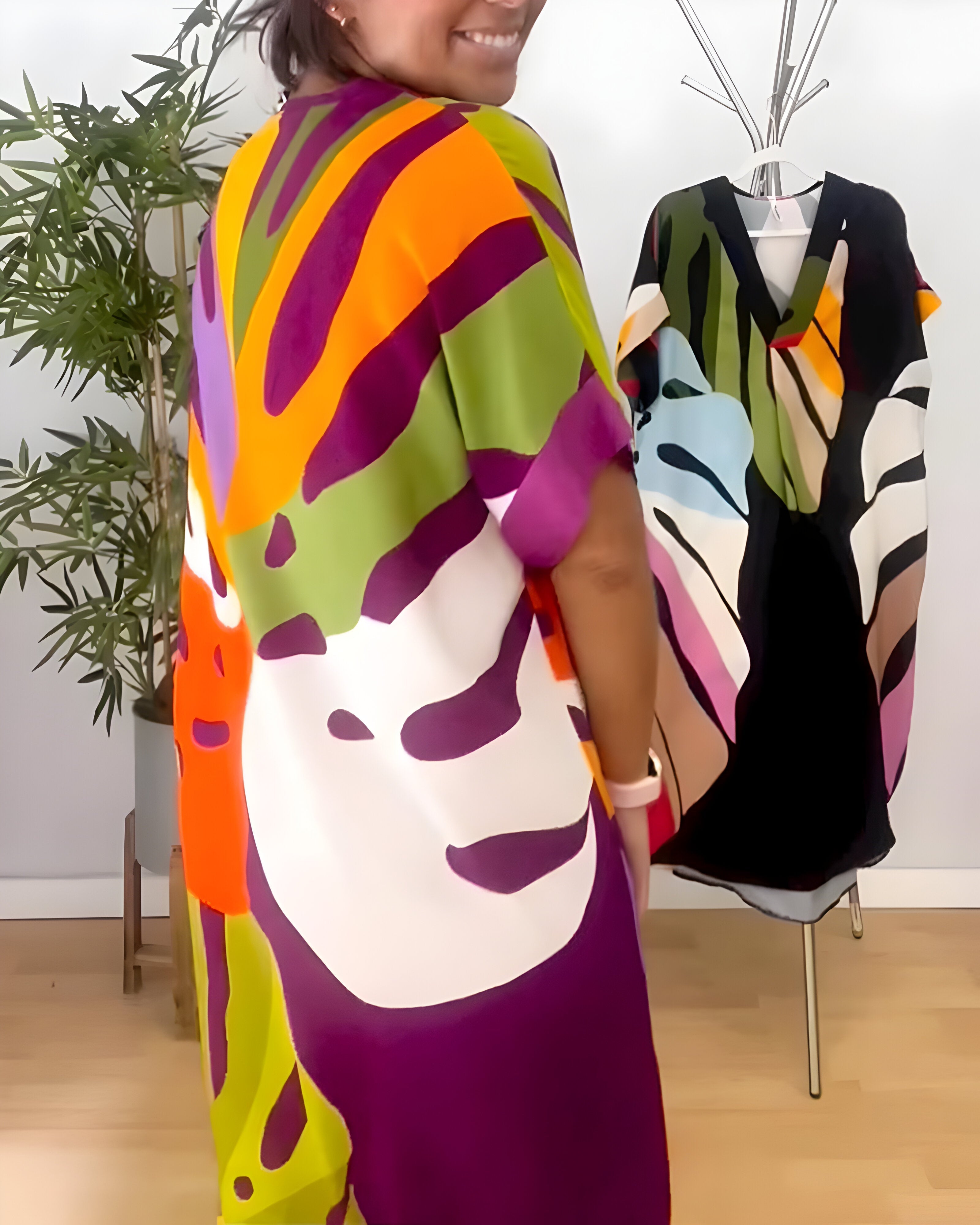 Rosaline™ - Vibrant Casual Dress