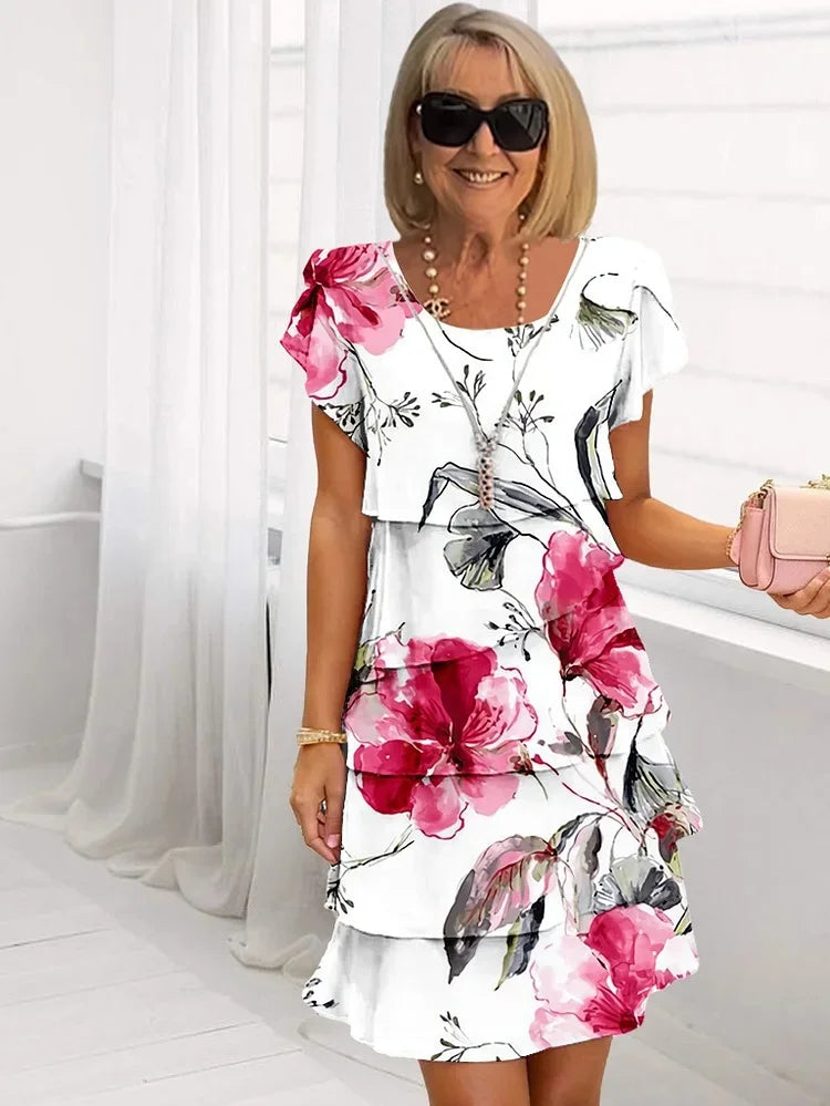 Isabel - Elegant Floral Maxi Dress
