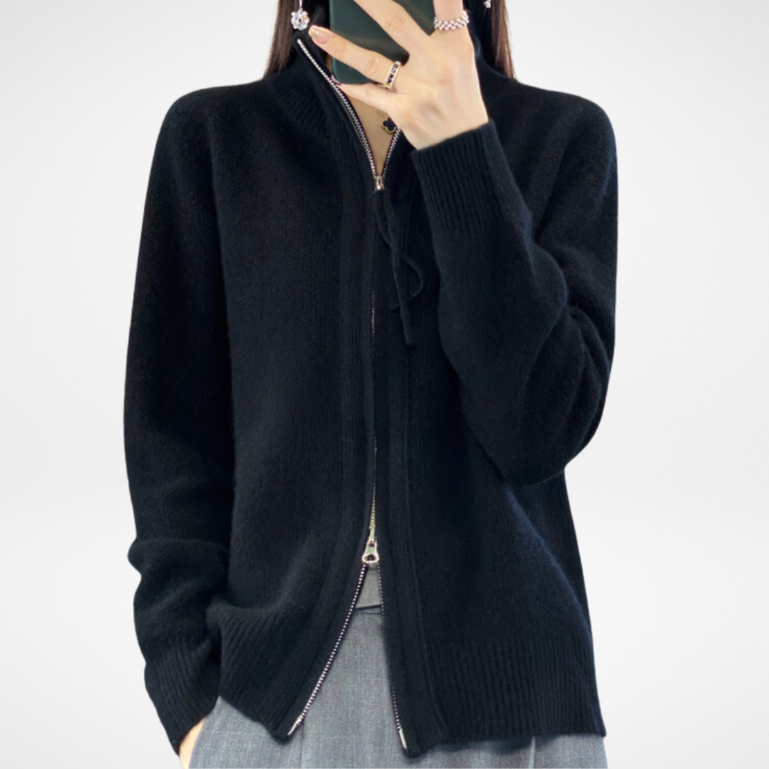 Lisa | Cashmere Jacket with Zip
