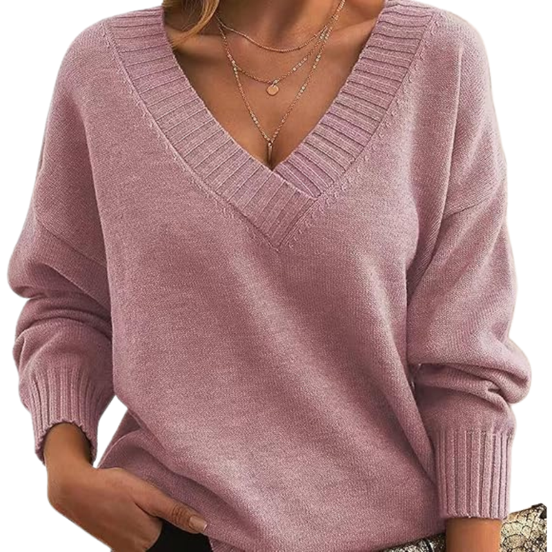 Luxurious V-Neck Cashmere Sweater, Perfect for Everyday Wear