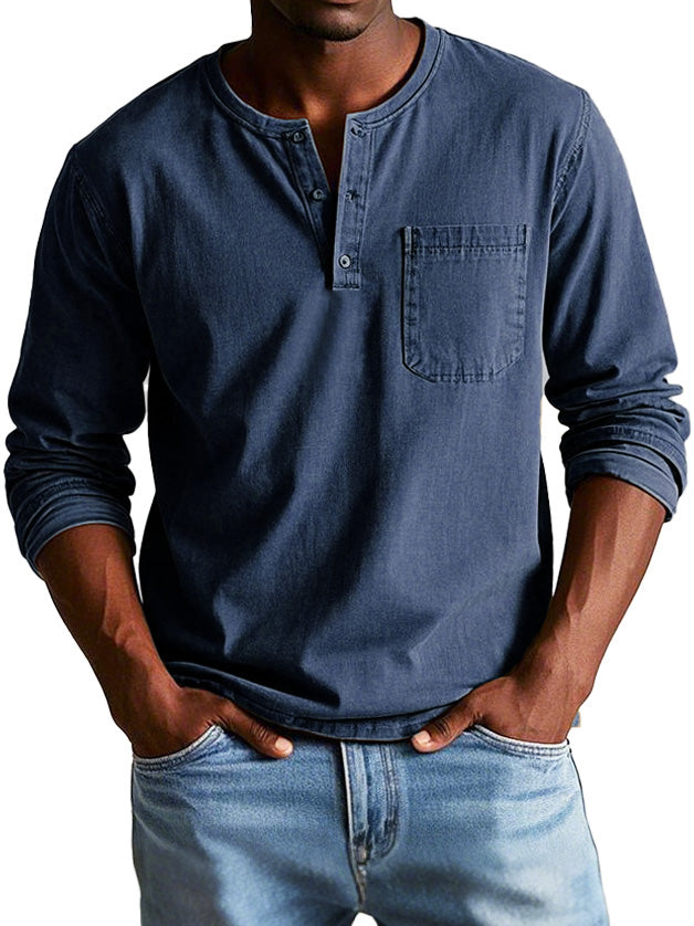 Thomas™ Vintage Long Sleeve Shirt