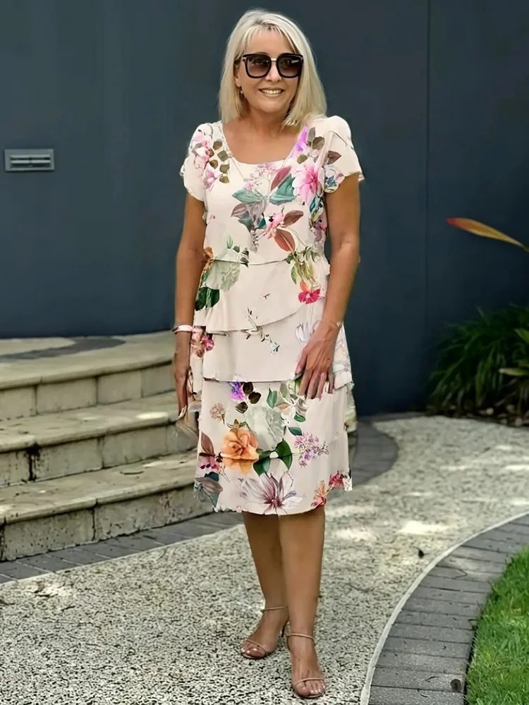 Isabel - Elegant Floral Maxi Dress