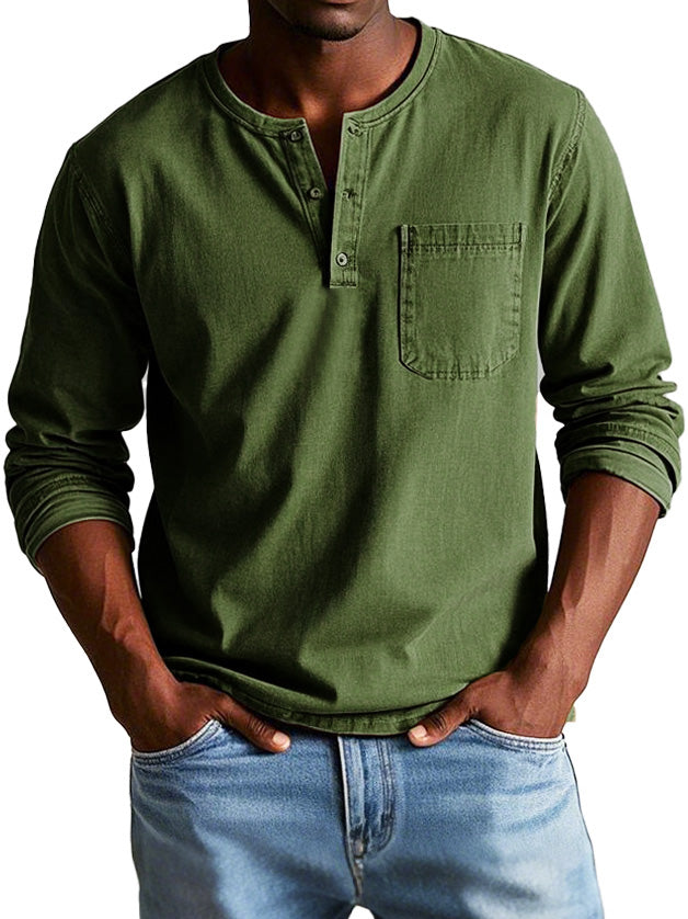Thomas™ Vintage Long Sleeve Shirt