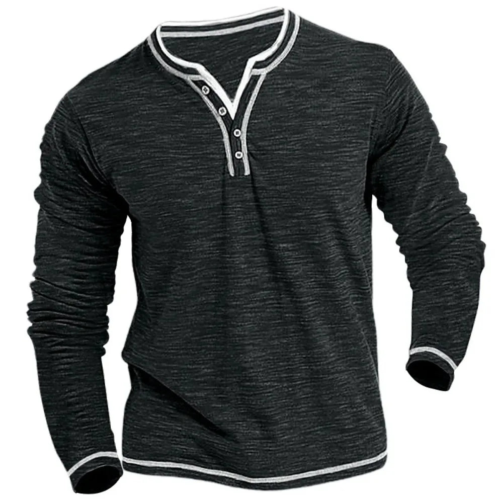 Denis™ | Long Sleeve V-Neck