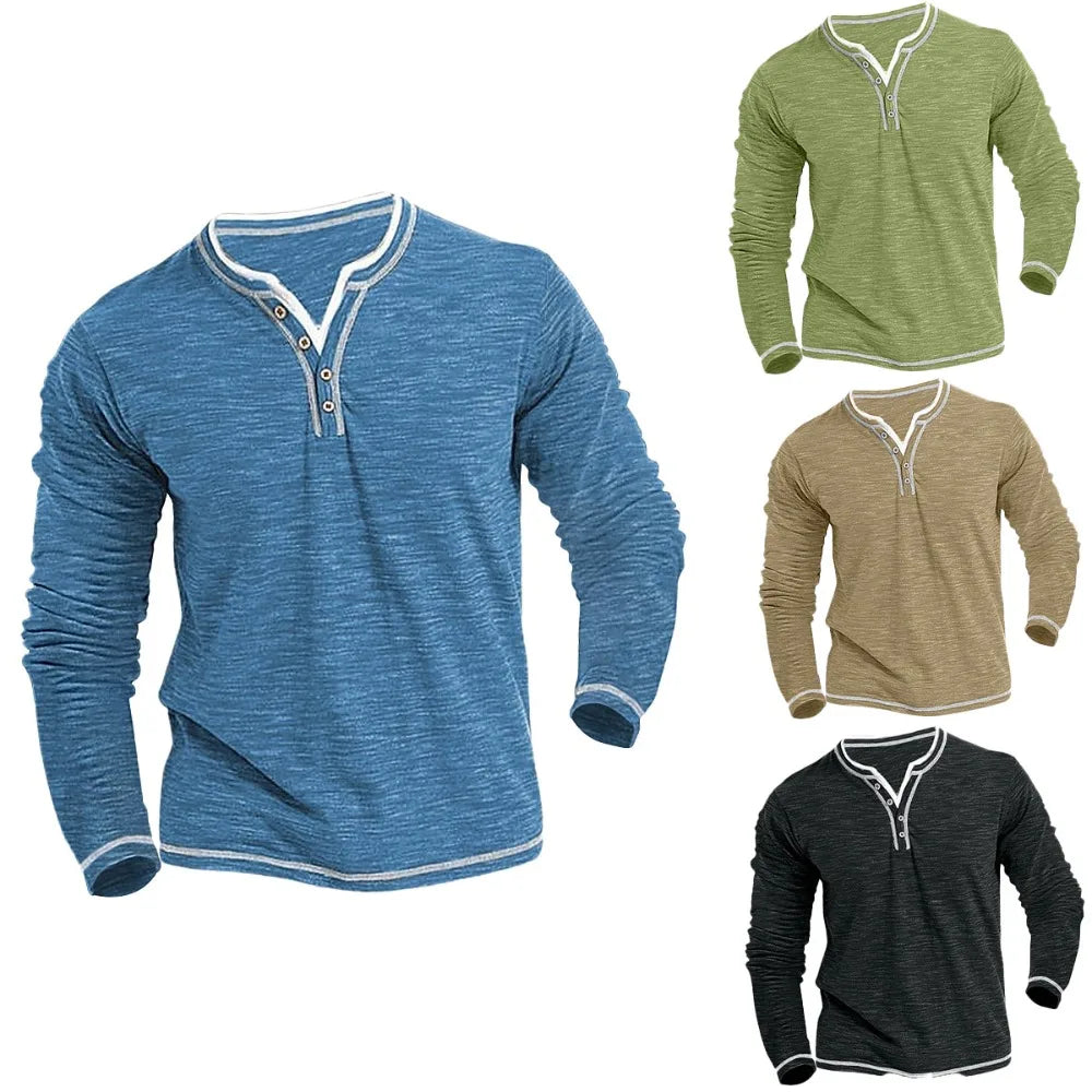 Denis™ | Long Sleeve V-Neck