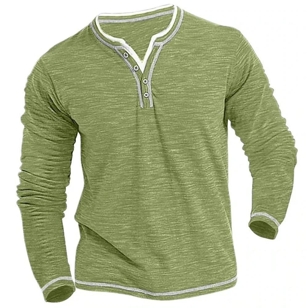 Denis™ | Long Sleeve V-Neck