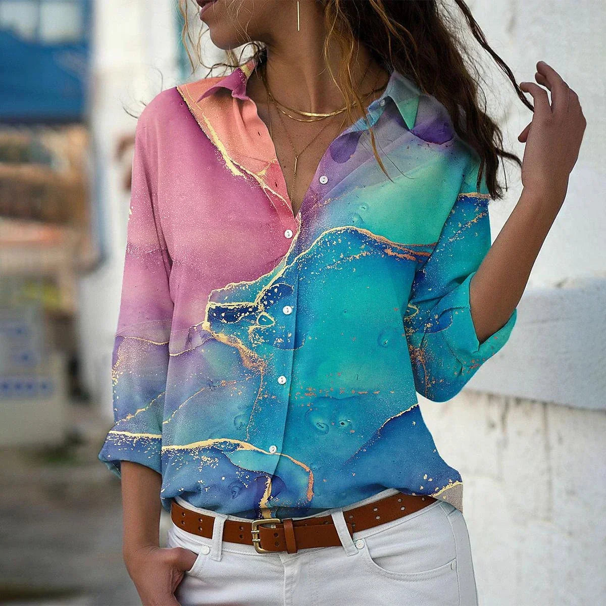 GEERTJE FASHION PRINTED SHIRT