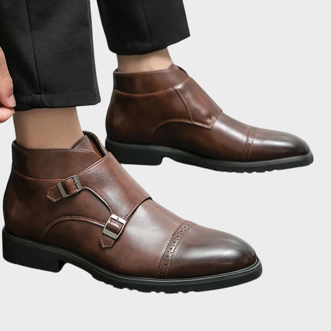 Parker | Synthetic Boots with Double Buckle