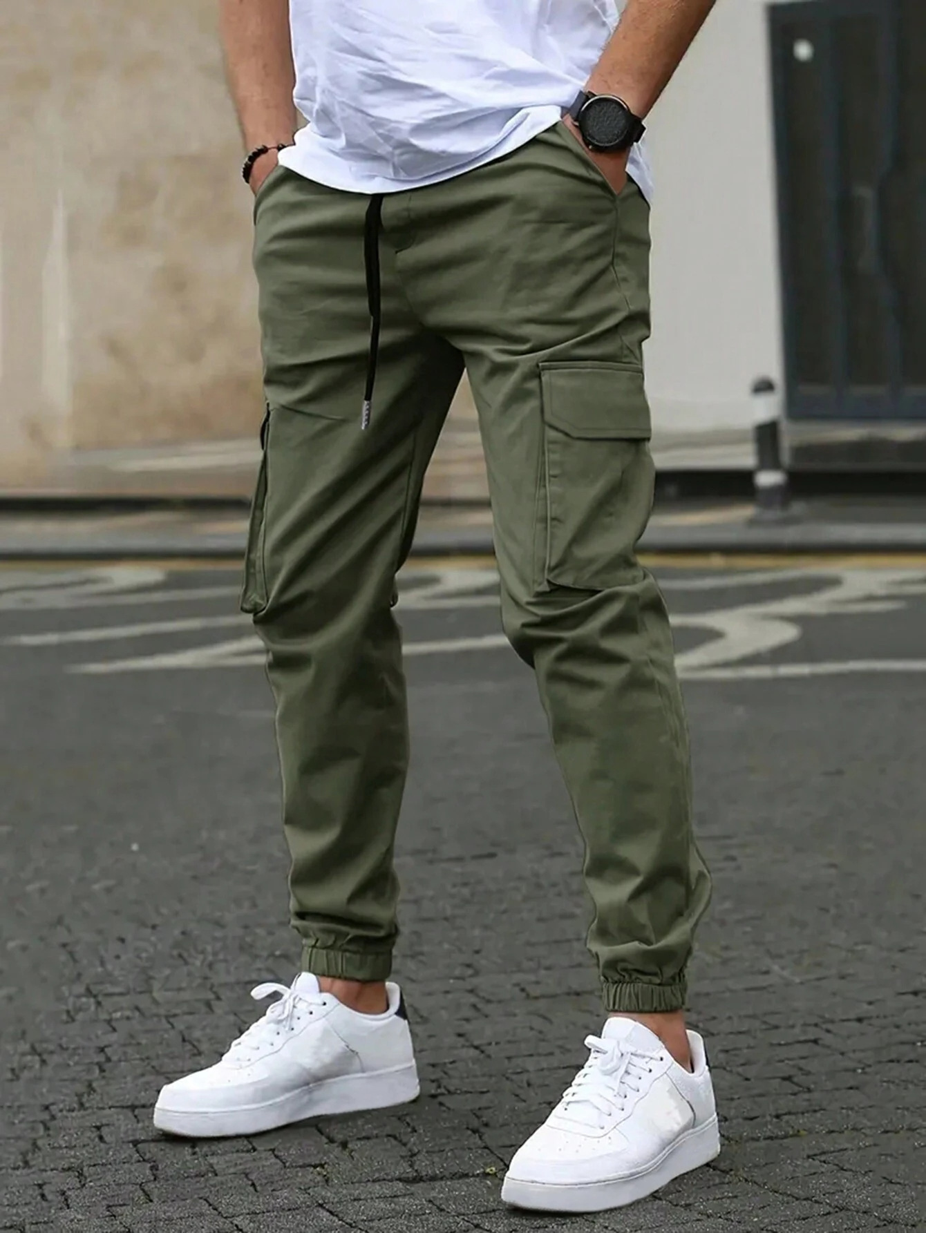 DAVIDE | MEN'S CARGO JOGGER TROUSERS