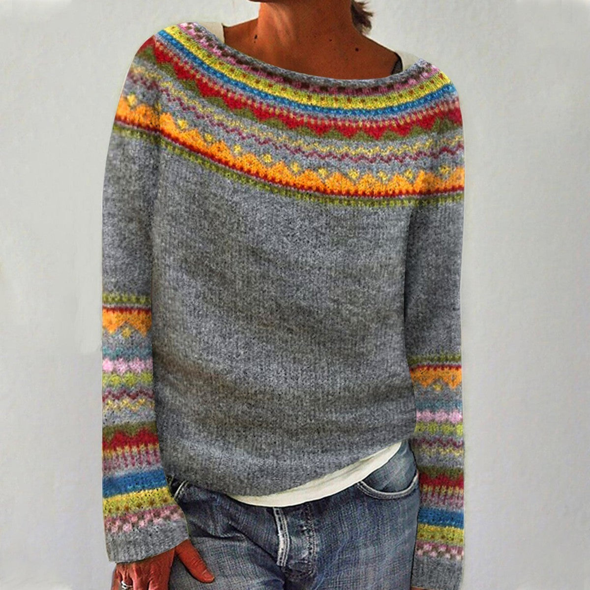 Jasmine | Comfortable Retro Jumper