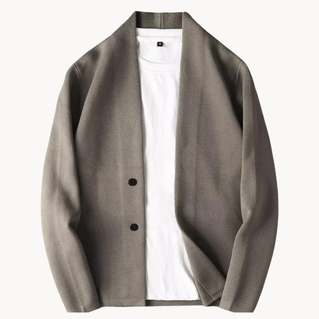 Bertin - Casual knitted jacket with buttons