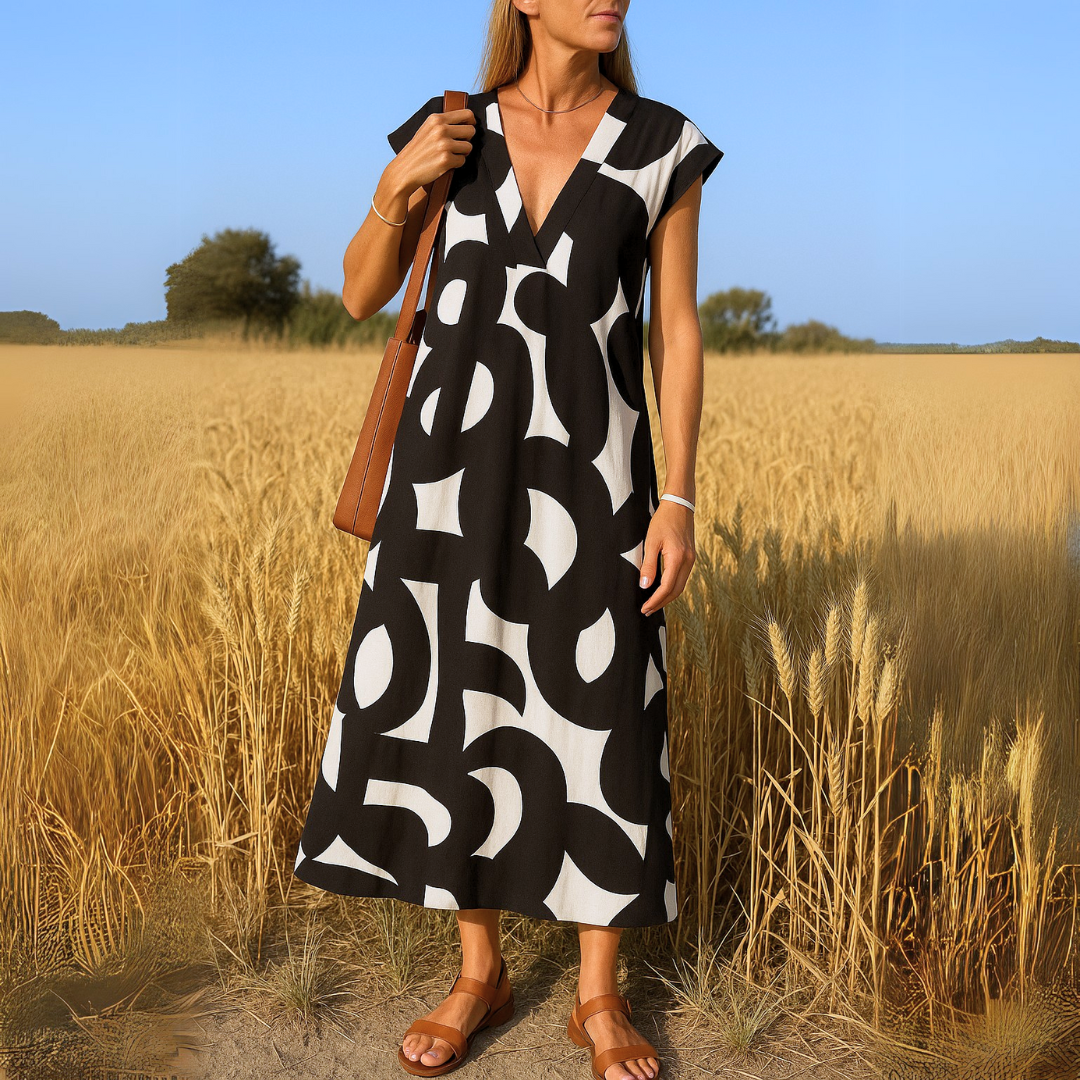Amina™ Dress – Summer Freedom Graphic Print