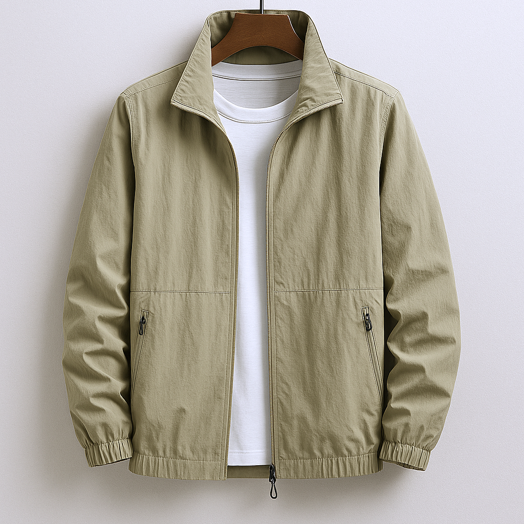 Hofman™ | Lightweight Casual Jacket with Raised Collar
