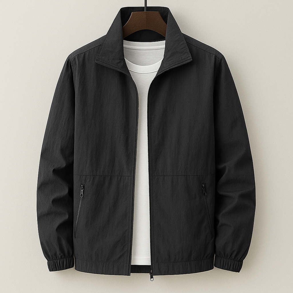 Hofman™ | Lightweight Casual Jacket with Raised Collar
