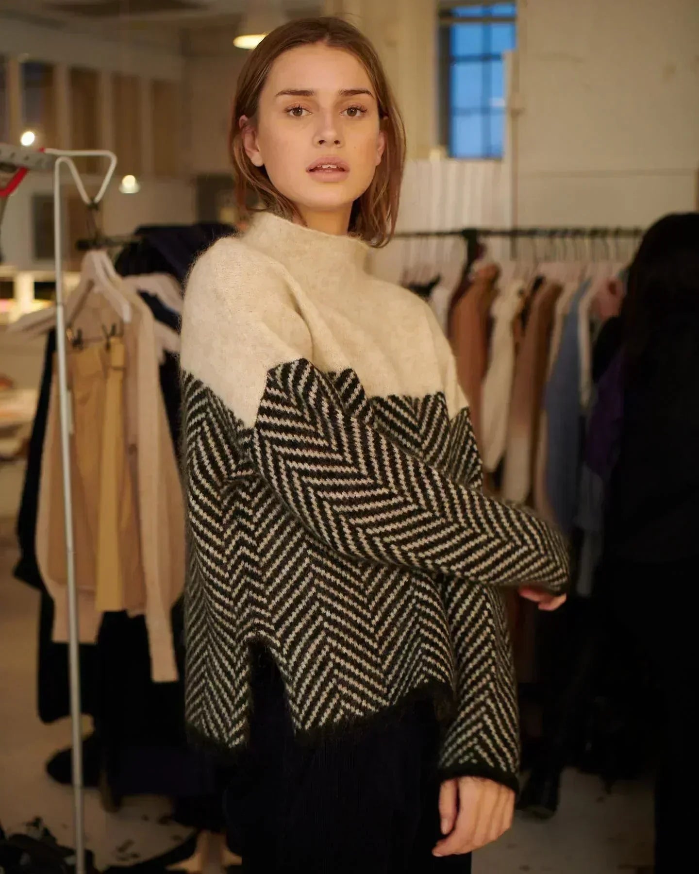 Agathe™ - Sweater with a Collar
