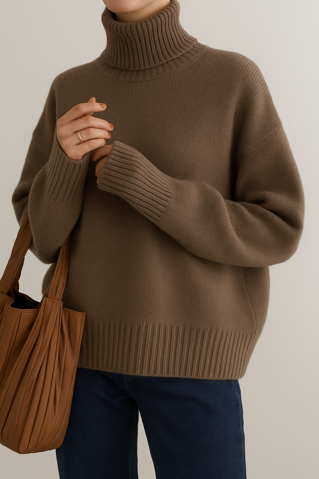 Monika - High Neck Jumper
