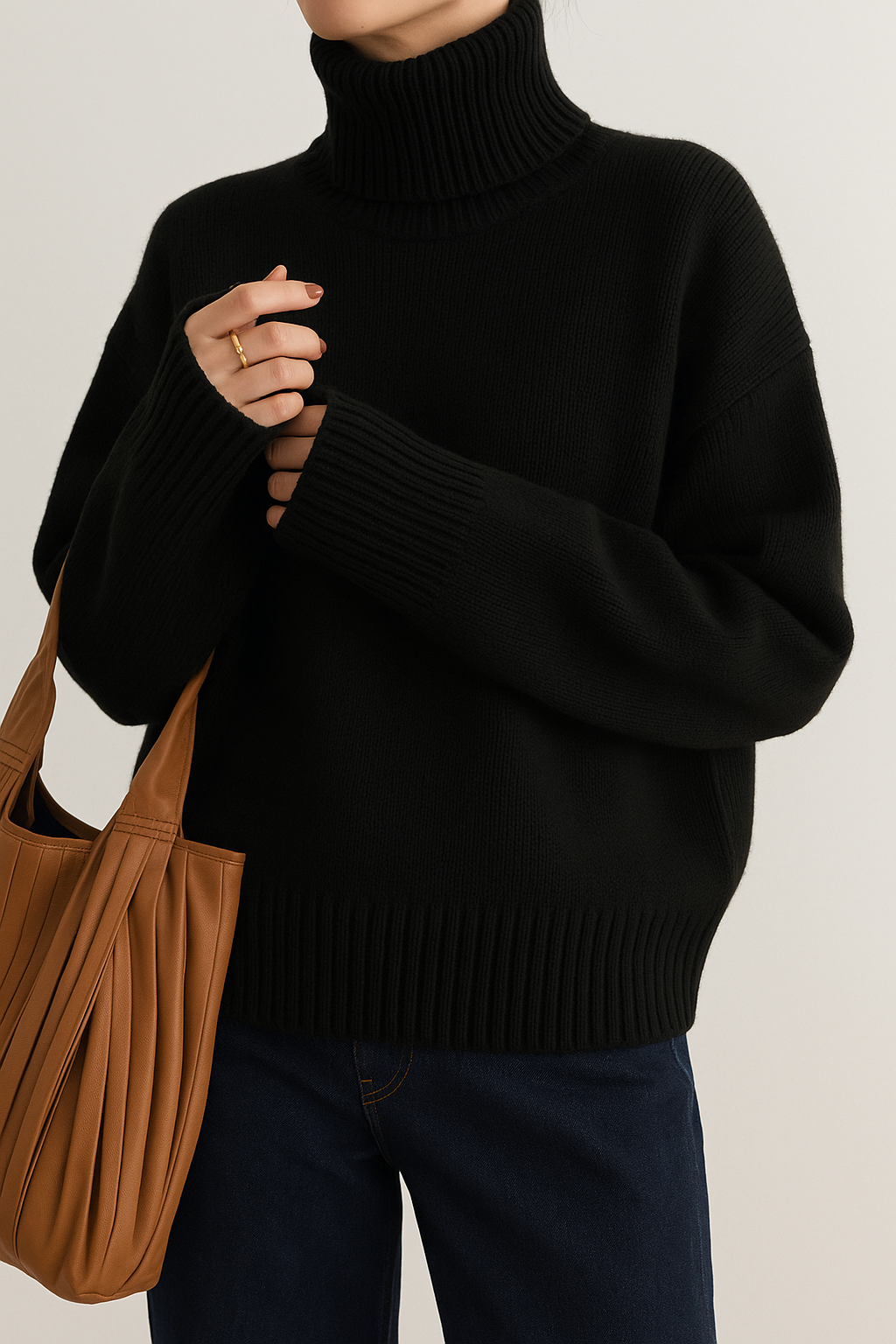 Monika - High Neck Jumper