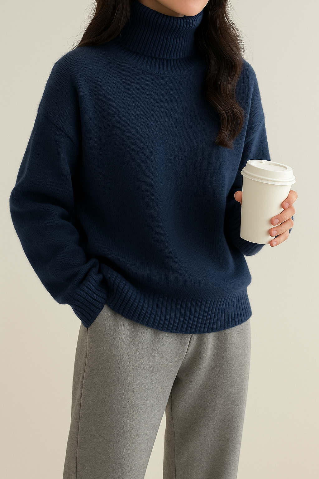 Monika - High Neck Jumper