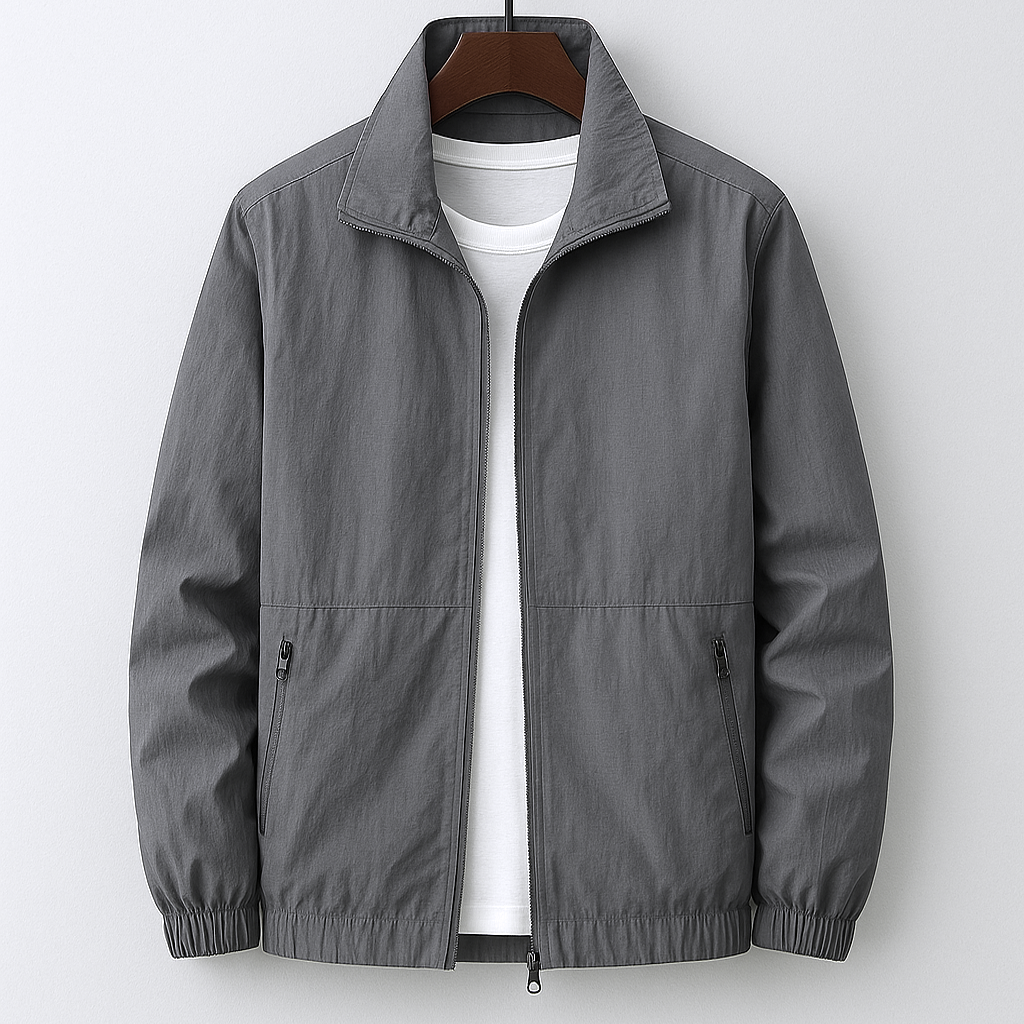 Hofman™ | Lightweight Casual Jacket with Raised Collar