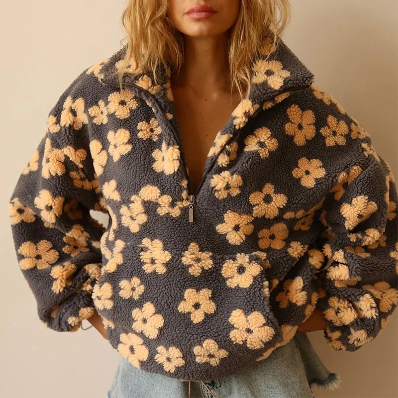 Lill - Bloom fleece pullover