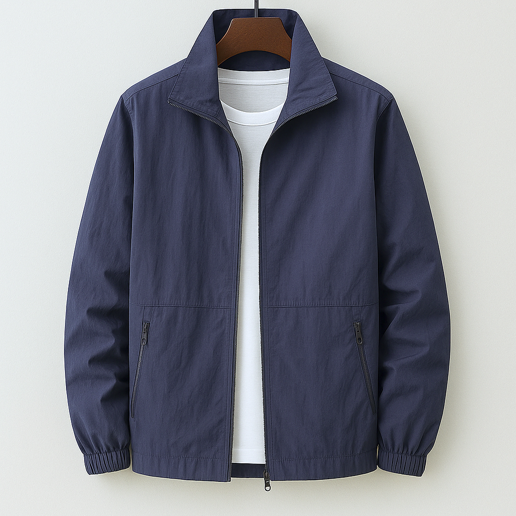 Hofman™ | Lightweight Casual Jacket with Raised Collar