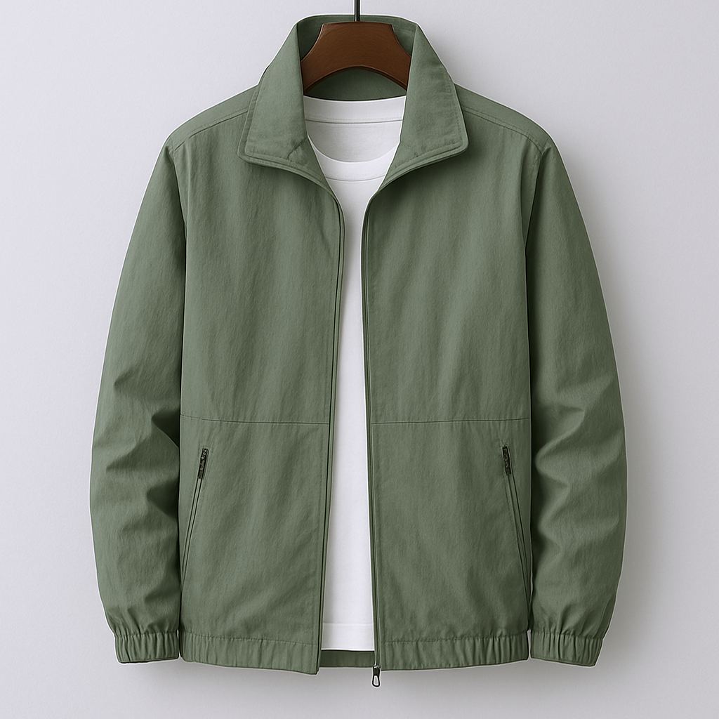Hofman™ | Lightweight Casual Jacket with Raised Collar