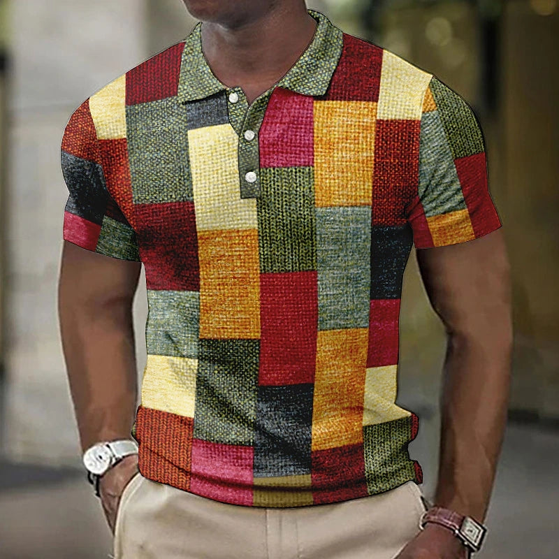 Raffaele™ MULTIVARVNE POLO SHIRT MODERN STYLE