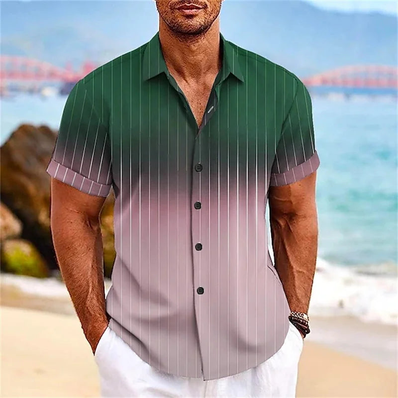 Thomas™ MULTICOLOUR POLY SHIRT MODERN STYLE