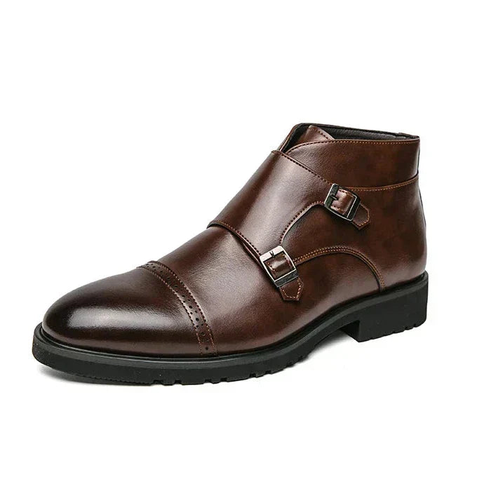 Parker | Synthetic Boots with Double Buckle