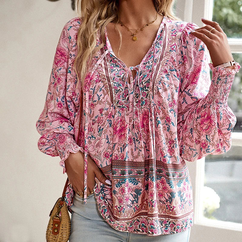 ANIKA AND STYLISH FLORAL BLOUSE