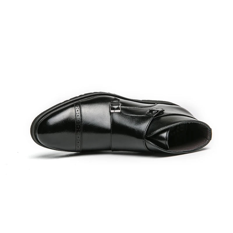 Parker | Synthetic Boots with Double Buckle