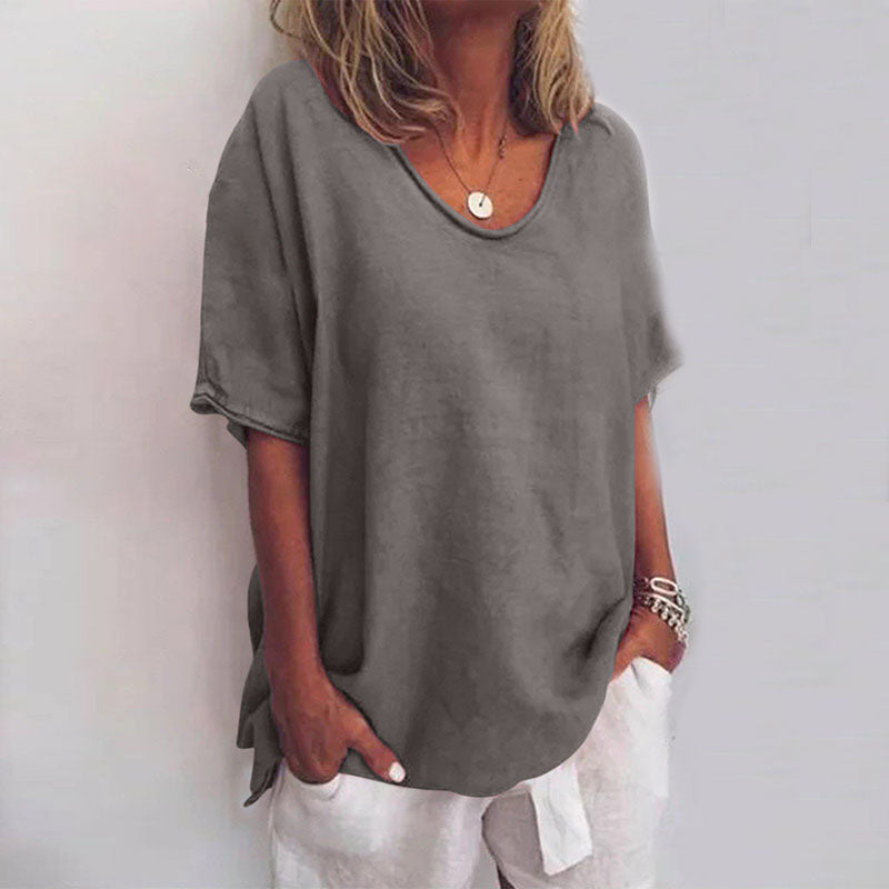 QUINA VESSEL LINEN BLOUSE