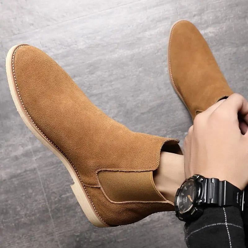 Bradley | Nubuck Chelsea Boots