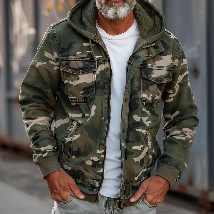 Sam | Military Pattern Jacket